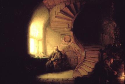 “Philosopher in Meditation” by Rembrandt